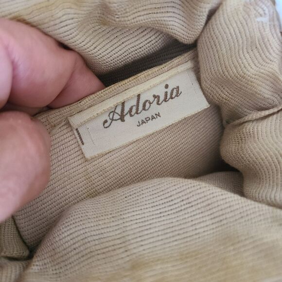 vintage 1960s crocheted white beaded purse vintage mod raffia handbag - Picture 5 of 8